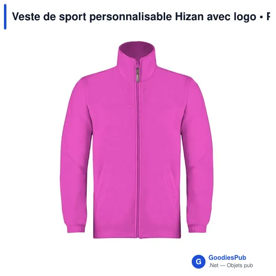 Veste de sport personnalisable Hizan avec logo - Image 1