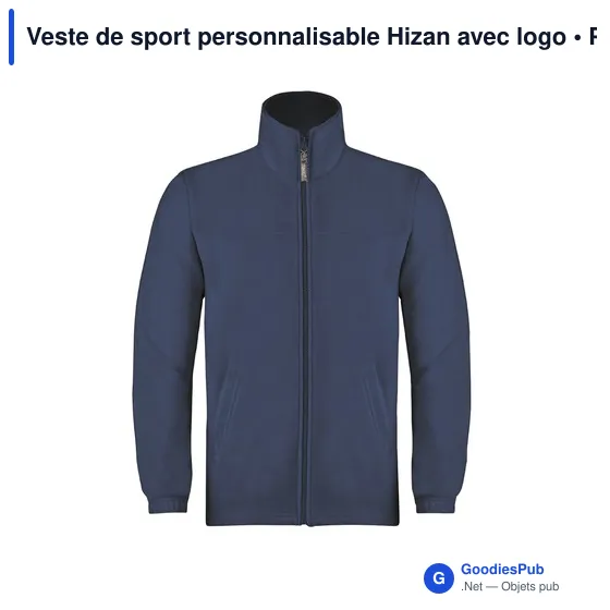 Veste de sport personnalisable Hizan avec logo - Image 11