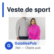 Veste de sport personnalisable Hizan avec logo - Miniature 12