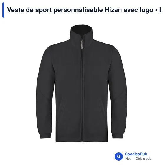 Veste de sport personnalisable Hizan avec logo - Image 6