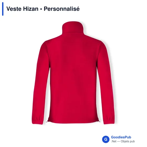 Veste de sport personnalisable Hizan avec logo - Image 10
