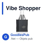 Sac shopping personnalisable Vibe Shopper GRS avec logo - Miniature 4