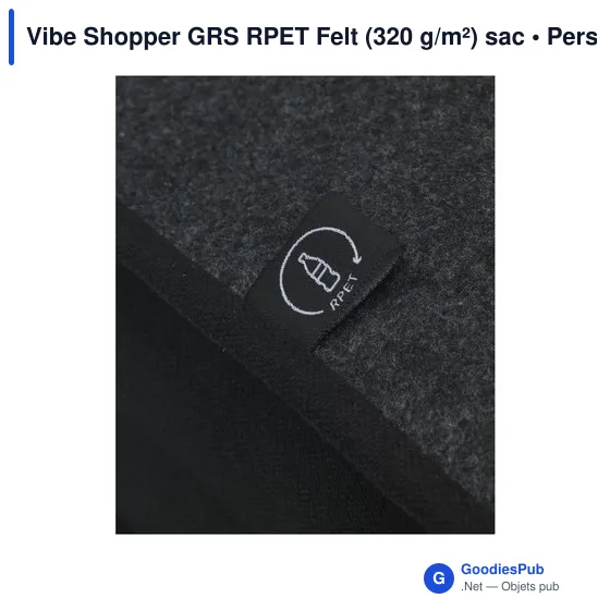 Sac shopping personnalisable Vibe Shopper GRS avec logo - Image 5