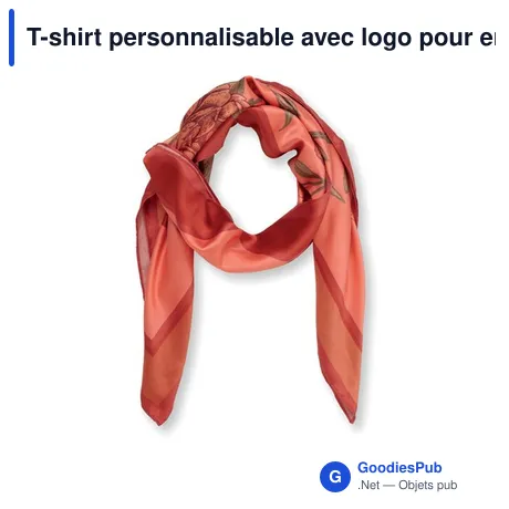 T-shirt personnalisable avec logo pour entreprises - Victoria