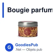 Bougie parfumée personnalisable poivre et bois de santal avec logo - Victorian - Miniature 1