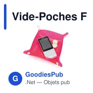 Vide-Poches Flot personnalisable avec logo pour entreprise - Miniature 3