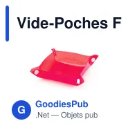 Vide-Poches Flot personnalisable avec logo pour entreprise - Miniature 4