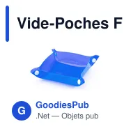 Vide-Poches Flot personnalisable avec logo pour entreprise - Miniature 10