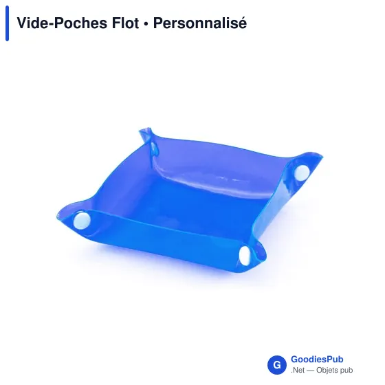 Vide-Poches Flot personnalisable avec logo pour entreprise - Image 10