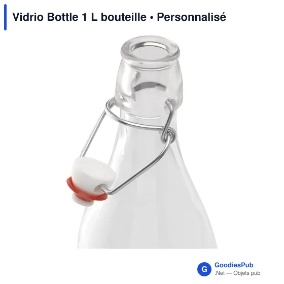 Bouteille personnalisable Vidrio Bottle 1 L avec logo - Image 4