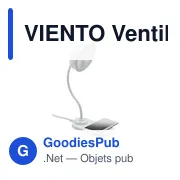 VIENTO Ventilateur bureau et lumière - Miniature 2