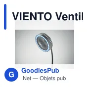 VIENTO Ventilateur bureau et lumière - Miniature 4