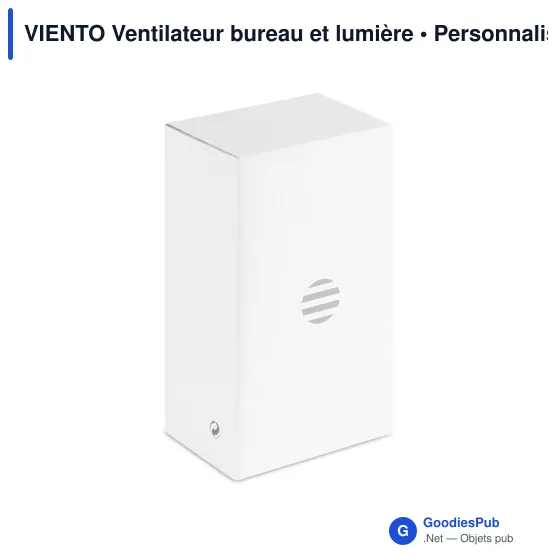 VIENTO Ventilateur bureau et lumière - Image 5