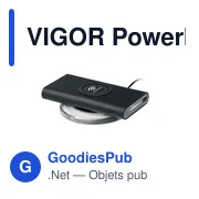 VIGOR Powerbank sans fil 8000 mAh - Miniature 4
