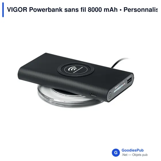 VIGOR Powerbank sans fil 8000 mAh - Image 4