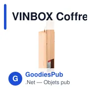 VINBOX Coffret bouteille en bois - Miniature 3