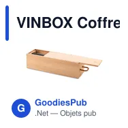 VINBOX Coffret bouteille en bois - Miniature 5