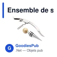 Ensemble de sommelier personnalisable avec logo - Vindeux - Miniature 1