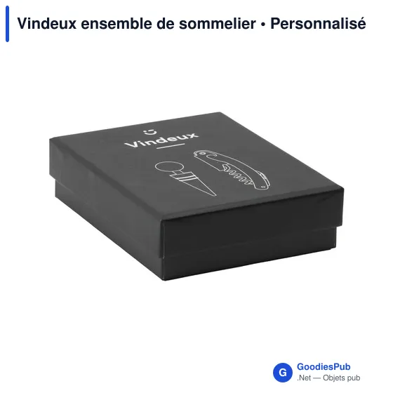 Ensemble de sommelier personnalisable avec logo - Vindeux - Image 2