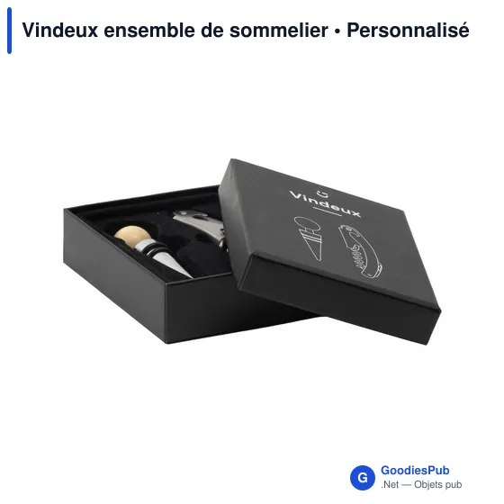 Ensemble de sommelier personnalisable avec logo - Vindeux - Image 3