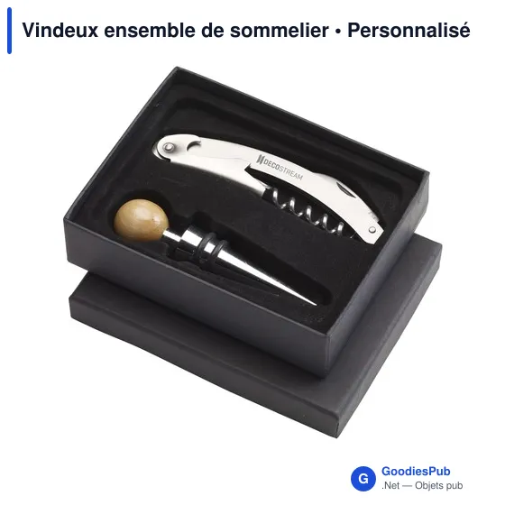 Ensemble de sommelier personnalisable avec logo - Vindeux - Image 4