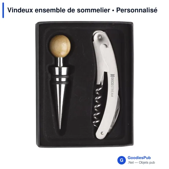 Ensemble de sommelier personnalisable avec logo - Vindeux - Image 5