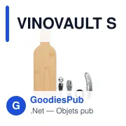 VINOVAULT SET Set de vin forme bouteille - Miniature 1