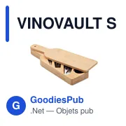 VINOVAULT SET Set de vin forme bouteille - Miniature 2