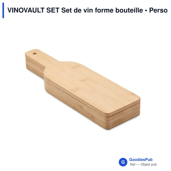 VINOVAULT SET Set de vin forme bouteille - Image 3