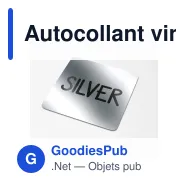 Autocollant vinyle personnalisable carré 25 x 25 mm avec logo - Sticker Carré - Miniature 3