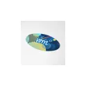 Variante Blanc - Sticker vinyle personnalisable ovale 30 x 15 mm avec logo - Ovale 30