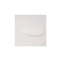 Variante Transparent - Sticker vinyle personnalisable ovale 40 x 20 mm avec logo - Ovale 40