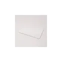 Variante Transparent - Autocollant vinyle personnalisable rectangulaire 20 x 10 mm avec logo - Sticker Rectangle