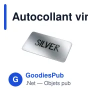 Autocollant vinyle personnalisable rectangulaire 50 x 20 mm avec logo - Sticker Rectangle - Miniature 3
