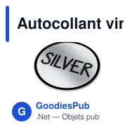 Autocollant vinyle personnalisable rond Ø 25 mm avec logo - Sticker Rond - Miniature 5