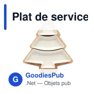 Plat de service en bambou personnalisable avec logo - VIRAM - Miniature 3