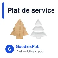 Plat de service en bambou personnalisable avec logo - VIRAM - Miniature 4