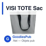 VISI TOTE Sac shopping réfléchissant - Miniature 2