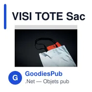 VISI TOTE Sac shopping réfléchissant - Miniature 5