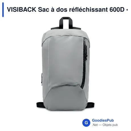 VISIBACK Sac à dos réfléchissant 600D