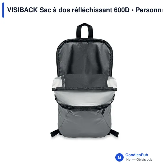 VISIBACK Sac à dos réfléchissant 600D - Image 4
