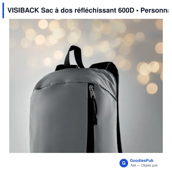 VISIBACK Sac à dos réfléchissant 600D - Image 6