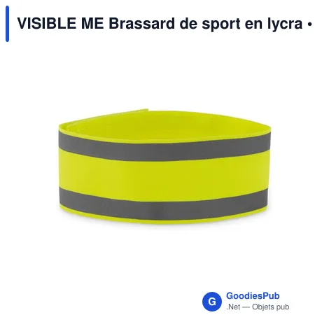 VISIBLE ME Brassard de sport en lycra