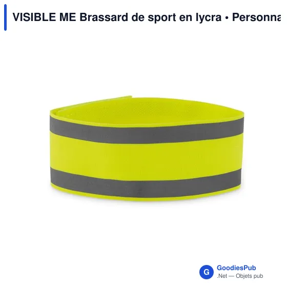 VISIBLE ME Brassard de sport en lycra - Image 1
