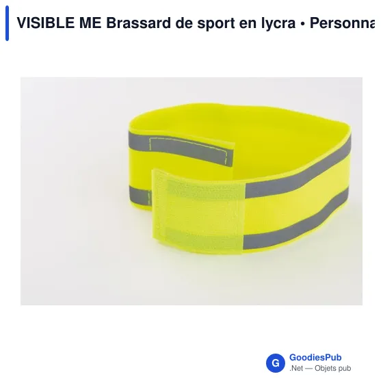 VISIBLE ME Brassard de sport en lycra - Image 2