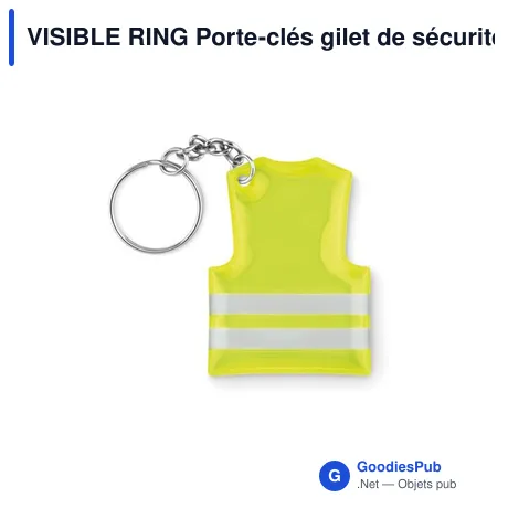VISIBLE RING Porte-clés gilet de sécurité