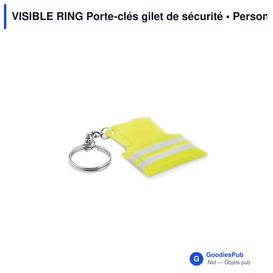 VISIBLE RING Porte-clés gilet de sécurité - Image 2