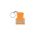 Variante orange fluo - VISIBLE RING Porte-clés gilet de sécurité
