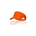 Variante orange - Visière personnalisable en coton avec logo | Angelos