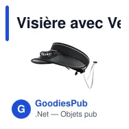 Visière avec Ventilateur Akanyi - Miniature 1